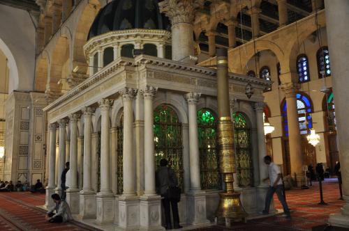 Shrine of John the Baptist inside the Ummayad Mosque, Damascus, Syria